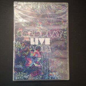 Coldplay Live 2012 DVD only Brand New in Sealed Package Concert